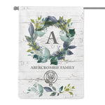Scotstee Shop - Personal Name Monogram Clan Abercromby Tartan Garden Flag Family Name Scottish