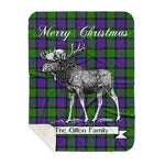 Scotstee Shop Plaid Tartan Blanket With Moose Clan Gillon Plaid Blanket, plaid blanket australia,plaid blanket canada,plaid christmas blanket,plaid fleece sherpa blanket,plaid sherpa blanket canada,plaid sherpa blanket lipstick,plaid sherpa blanket pink,plaid sherpa blanket queen