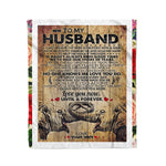Scotstee Shop - Personalized Gift Letter To My Husband Perfect Gift For Boy Gifts Fleece Blanket