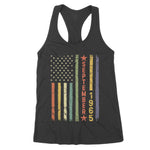 Vintage USA Flag Awesome Since September 1965 54th Women's Tank Top - Scotstee Shop