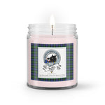 Soy Wax Candle - Buffalo Plaid Candle Clan Badge Baillie Hunting Tartan Plaid Soy Wax Candle, oil candle, candle handmade, wax candle, soy wax, nature wax, natural soy wax, natural soy candles, natural candle