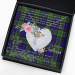 Gift For My Beautiful Girlfriend Necklace Valentine Necklace Clan Newman Tartan Cross Dancing Necklace Scottish Tartan Jewelry