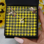 To My Beautiful Soulmate Necklace In Your Eyes I Have Found My Home Clan MacLeod of Lewis Modern Tartan Wishbone Dancing Necklace