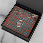 To My Beautiful Soulmate Necklace In Your Eyes I Have Found My Home Clan MacFarlane Ancient Tartan Rising Phoenix Necklace