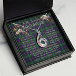 To My Beautiful Soulmate Necklace In Your Eyes I Have Found My Home Clan Campbell Of Cawdor Modern Tartan Rising Phoenix Necklace