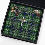 To My Beautiful Soulmate Necklace In Your Eyes I Have Found My Home Clan Tweedside Tartan Cross Dancing Necklace
