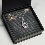 To My Beautiful Soulmate Necklace In Your Eyes I Have Found My Home Clan Murray of Atholl Modern Tartan Rising Phoenix Necklace