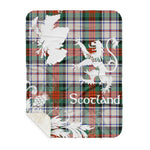 Sherpa Blanket - Tartan Blanket Thistle and Lion Scottish Clan MacDuff Dress Ancient Plaid Blanket, plaid sherpa blanket queen,purple sherpa blanket,queen sherpa blanket,queen size sherpa blanket,red sherpa blanket,scottish tartan blankets,sherpa blanket,sherpa christmas blanket