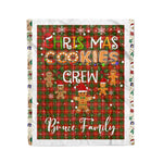 Personalized Gift Tartan Plaid Blanket Clan Bruce Modern With Christmas Cookie Baking Crew Christmas Gift Blanket, Plaid Blanket, Christmas Fleece Blanket, Christmas Blanket, Tartan Blanket, Scottish Blanket, Scotland Blanket, Family Name Blanket, Custom Blanket, Personalized Blanket