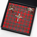 To My Beautiful Soulmate Necklace In Your Eyes I Have Found My Home Clan Binning Tartan Cross Dancing Necklace