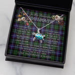 Sea Turtle Necklace To My Beautiful Soulmate Necklace In Your Eyes I Have Found My Home Clan Galbraith Tartan Blue Turtle Necklace