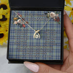 To My Beautiful Soulmate Necklace In Your Eyes I Have Found My Home Clan Boswell Tartan Wishbone Dancing Necklace