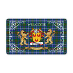 Doormat - Tartan Door Mat The Family Edmonstone Welcome Mat, Plaid Doormat Scottish