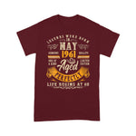 Womens 60 Years Old Vintage May 1961 60th Birthday Shirt 60th birthday gifts - Scotstee Shop
