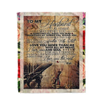 Scotstee Shop - Fleece Blanket - Personalized Trendy Gift Letter To Husband I love My Husband So Much Love Gifts Fleece Blanket