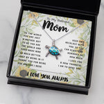 Opal Turtle Necklace - To My Mom - You Are The World Mother's Day Necklace