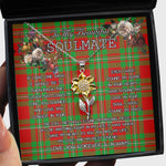 To My Beautiful Soulmate Sunflower Necklace In Your Eyes I Have Found My Home Clan Peter Tartan Jewelry For Girlfriend