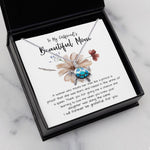 Opal Turtle Necklace - Mom Necklace Gift, To My Girlfriend's Mom Neckalce, Gift For Girlfriend's Mom, Mother Of The Bride