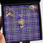 To My Beautiful Soulmate Sunflower Necklace In Your Eyes I Have Found My Home Clan Allardice Tartan Jewelry For Girlfriend