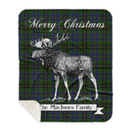 Scotstee Shop Plaid Tartan Blanket With Moose Clan MacInnes Plaid Blanket, plaid blanket australia,plaid blanket canada,plaid christmas blanket,plaid fleece sherpa blanket,plaid sherpa blanket canada,plaid sherpa blanket lipstick,plaid sherpa blanket pink,plaid sherpa blanket queen