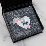 Sea Turtle Necklace Gift for My Beautiful Girlfriend Valentines Necklace Clan Navy Formal Dress Tartan Blue Turtle Necklace