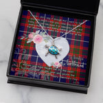 Sea Turtle Necklace Gift for My Beautiful Girlfriend Valentines Necklace Clan Pennycook Tartan Blue Turtle Necklace