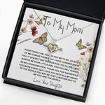 Cross Dancing Necklace - Mom Necklace Gift, You Are The World Necklace, Mother's Day Gift, Mother Daughter Neckalce
