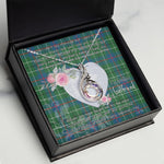 Rising Phoenix Necklace - Valentine Necklace Clan Duncan Ancient Tartan Gift for Girlfriend, Gift for My Wife Rising Phoenix Necklace