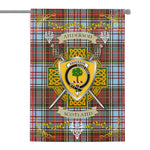 House Flag - Anderson Ancient Irish Shield Celtic Cross Tartan Garden Flag St Patrick's Day Garden Flag