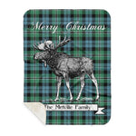 Scotstee Shop Plaid Tartan Blanket With Moose Clan Melville Hunting Plaid Blanket, plaid blanket australia,plaid blanket canada,plaid christmas blanket,plaid fleece sherpa blanket,plaid sherpa blanket canada,plaid sherpa blanket lipstick,plaid sherpa blanket pink,plaid sherpa blanket queen