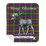 Scotstee Shop Plaid Tartan Blanket With Moose Clan Carnegie Plaid Blanket, plaid blanket australia,plaid blanket canada,plaid christmas blanket,plaid fleece sherpa blanket,plaid sherpa blanket canada,plaid sherpa blanket lipstick,plaid sherpa blanket pink,plaid sherpa blanket queen