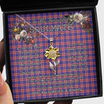 To My Beautiful Soulmate Sunflower Necklace In Your Eyes I Have Found My Home Clan Laing of Archiestown Tartan Jewelry For Girlfriend