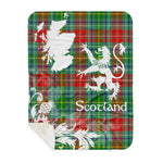 Sherpa Blanket - Tartan Blanket Thistle and Lion Scottish Clan Muirhead Plaid Blanket, plaid sherpa blanket queen,purple sherpa blanket,queen sherpa blanket,queen size sherpa blanket,red sherpa blanket,scottish tartan blankets,sherpa blanket,sherpa christmas blanket
