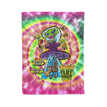 Scotstee Shop - Scotstee Shop Blanket Alien Burger Rainbow Hippie Fleece Blanket