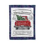 Tartan Blanket Vintage Red Truck with Christmas Tree Family Scottish Clan Navy US Edzell plaid blanket, red plaid blanket, buffalo plaid blanket, green plaid blanket, plaid fleece blanket, blue plaid blanket, red tartan blanket, tartan plaid blanket, black and white plaid blanket, , christmas plaid blanket, orange plaid blanket, tartan plaid throw blanket, pink plaid blanket, brown plaid blanket, buffalo check blanket