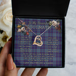 To My Beautiful Soulmate Necklace In Your Eyes I Have Found My Home Clan MacCormick Tartan Forever Love Necklace