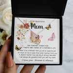 Love Dancing Necklace - Mom Necklace Gift - To My Mom - Twists & Turns Gift Set Mom Necklace