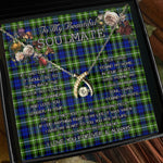 To My Beautiful Soulmate Necklace In Your Eyes I Have Found My Home Clan Monteith Hunting Tartan Wishbone Dancing Necklace