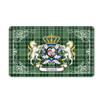 Welcome Mat Scottish Macdonalds Of Donald Lord Of The Isles Tartan Door Mat, Plaid Doormat