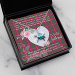 Sea Turtle Necklace Gift for My Beautiful Girlfriend Valentines Necklace Clan Crawford Modern Tartan Blue Turtle Necklace