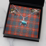 Sea Turtle Necklace To My Beautiful Soulmate Necklace In Your Eyes I Have Found My Home Clan Hamilton Ancient Tartan Blue Turtle Necklace