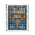 Personalized Gift Tartan Plaid Blanket Clan Weir Ancient With Christmas Cookie Baking Crew Christmas Gift Blanket, Plaid Blanket, Christmas Fleece Blanket, Christmas Blanket, Tartan Blanket, Scottish Blanket, Scotland Blanket, Family Name Blanket, Custom Blanket, Personalized Blanket