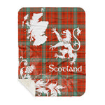 Sherpa Blanket - Tartan Blanket Thistle and Lion Scottish Clan Morrison Red Ancient Plaid Blanket, plaid sherpa blanket queen,purple sherpa blanket,queen sherpa blanket,queen size sherpa blanket,red sherpa blanket,scottish tartan blankets,sherpa blanket,sherpa christmas blanket