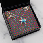 Sea Turtle Necklace To My Beautiful Soulmate Necklace In Your Eyes I Have Found My Home Clan Fraser of Lovat Tartan Blue Turtle Necklace