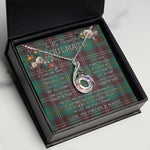 To My Beautiful Soulmate Necklace In Your Eyes I Have Found My Home Clan Chisholm Hunting Ancient Tartan Rising Phoenix Necklace