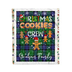 Personalized Gift Tartan Plaid Blanket Clan Graham Of Menteith Modern With Christmas Cookie Baking Crew Christmas Gift Blanket, Plaid Blanket, Christmas Fleece Blanket, Christmas Blanket, Tartan Blanket, Scottish Blanket, Scotland Blanket, Family Name Blanket, Custom Blanket, Personalized Blanket
