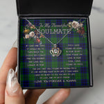 valentine necklace, necklace girlfriend, necklace for wife, cute necklaces for girlfriend, jewelry for girlfriend, to my soulmate necklace, to my future wife necklace, heart necklace for girlfriend, tartan heart necklace,