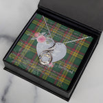 Rising Phoenix Necklace - Valentine Necklace Clan MacMillan Ancient Tartan Gift for Girlfriend, Gift for My Wife Rising Phoenix Necklace