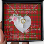Gift For My Beautiful Girlfriend Necklace Valentine Necklace Clan Drummond Tartan Cross Dancing Necklace Scottish Tartan Jewelry