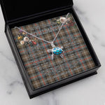 Sea Turtle Necklace To My Beautiful Soulmate Necklace In Your Eyes I Have Found My Home Clan Sutherland Weathered Tartan Blue Turtle Necklace